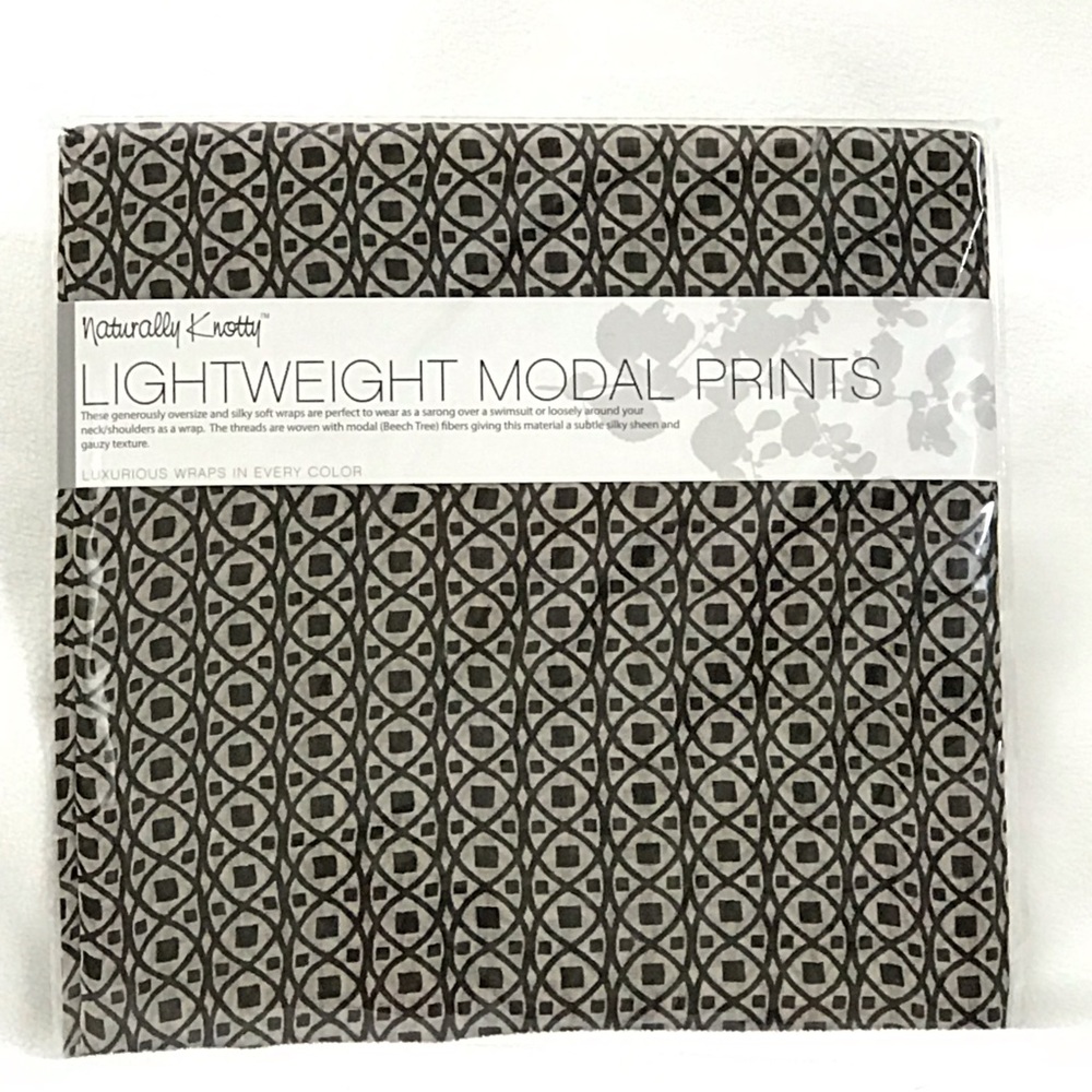 Naturally Knotty Lightweight Modal Print Wrap